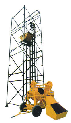 building hoist, construction mixer hoist - Image